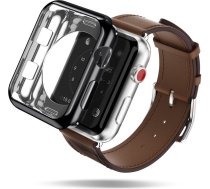 Dux Ducis Premium Silikona Maciņš Priekš Apple Watch 2 / 3 38 mm Melns + Dāvana ( DUX DU AW38 BK 51196-uniw ) maciņš apvalks mobilajam telefonam