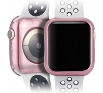 Dux Ducis Premium Silikona Maciņš Priekš Apple Watch 4 44 mm Rozā + Dāvana ( DUX DU AW44 PI 40547 ) maciņš apvalks mobilajam telefonam