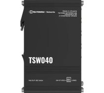 Teltonika Industrial Switch TSW040 Unmanaged DIN rail mountable 10/100 Mbps (RJ-45) ports quantity 8 PoE+ ports quantity 8 Power ( TSW040000000 ) komutators