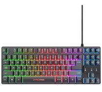 Trust GXT 833 Thado TKL keyboard Gaming USB QWERTY US English Black ( 8713439258868 ) klaviatūra