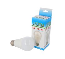 LED spuldze E27 230 V 12 W A60 1212 lm silti balta LEDOM ( 247408 ) apgaismes ķermenis