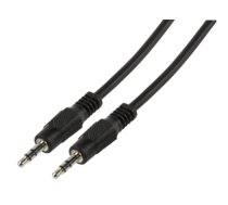 Kabelis 3.5mm uz 3.5mm stereo spraudnis 0.5m ( 3.5SMx3.5SM/0.5 ) kabelis video audio
