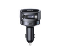 Auto ladetajs PrimeTrip VR1 60W 12-24V USB-A + USB-C QC PD ar ievelkamu 0 8 m USB-C kabeli melns C00069001121-00 (6932172690274) ( JOINEDIT86511984 ) iekārtas lādētājs