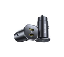 Auto atrais ladetajs GoTrip 30W 12-24V 2xUSB-C PD melns ( 6932172687243 C00072300123-01 ) iekārtas lādētājs