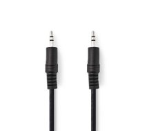 Stereo audio kabelis 3 5 mm Male - 3 5 mm Male 1 5 m melns ( CAGL22000BK15 ) kabelis video audio