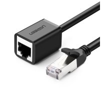Ugreen Extension Cable Ethernet RJ45 Cat 6 FTP 1000Mbps 2m Black (NW112 11281) ( NW112 11281 6957303882816 UGR261BLK UGREEN/11281 ) USB kabelis