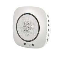 Viedais gazes detektors ar sirenu 230Vac Wi-Fi TUYA / Smart Life ( WSS S GL EU EN )
