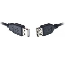 Gembird USB 2.0 AM-AF 3m cable black ( CCP USB2 AMAF 10 CCPUSB2AMAF10 ) USB kabelis