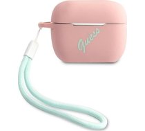 GUACAPLSVSPG Guess Vintage Silicone Case for Airpods Pro Pink ( GUACAPLSVSPG 3700740495469 68734-uniw GUE001106 GUE001106-0 GUE873PNKGRN ) austiņas