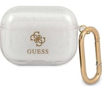 GUAPUCG4GT Guess 4G TPU Glitter Case for Airpods Pro Transparent ( GUAPUCG4GT 3666339009915 74912-uniw GUE001370 GUE001370-0 GUE1122CL ) austiņas