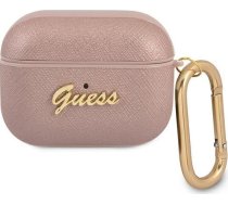 GUAPSASMP Guess Saffiano PC/PU Metal Logo Case for Airpods Pro Pink ( GUAPSASMP 3666339009823 75107-uniw GUE001438-0 GUE1170PNK ) austiņas