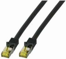 EFB RJ45 Patchkabel Cat.6A S/FTP LSZH Cat.7 Rohkabel czarny MK7001.0 15B (4049759247959) ( JOINEDIT80537960 )