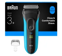 Braun - Series 3+ Electric Shaver Precision Trimmer Wet Dry 3040S - Blue ( 8700216735865 ) Vīriešu skuveklis