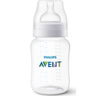 Philips Avent Pretkoliku barošanas pudelīte 260 ml lēnas plūsmas knupītis 1m+ SCY103/01 ( SCY103/01 AVEY-07 ) piederumi bērnu barošanai