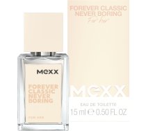 Alkotest MEXX Forever Classic Never Boring Woman EDT spray 15ml 3616305169440 (3616305169440) Smaržas sievietēm