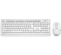 Klawiatura + mysz A4Tech A4tech Zestaw klawiatura+mysz FG1012 Bezprzewodowy US bialy FG1012-WH (4711421970952) ( JOINEDIT71751453 )
