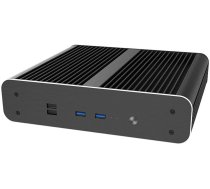 Akasa Euler CTX PC Gehause Fanless Mini-Case Thin-Mini-ITX - schwarz ( A ITX60 S1B ) Datora korpuss