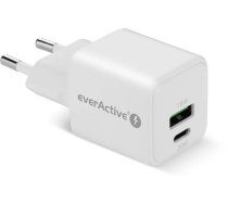 PHONE CHARGER GAN 1X US B 1X USB-C 20W WHITE ( SC 330Q ) iekārtas lādētājs