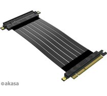 Akasa Riser Black X2 Mark IV Premium PCIe 4.0 x16 Riser-Kabel 20 cm - schwarz ( AK CBPE03 20B ) Datora korpuss
