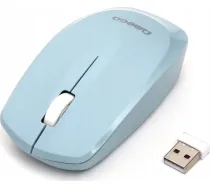 OMEGA MOUSE WIRELESS 1200DPI 2 4GHz OM229 USB NANO LIGHT BLUE [45867] ( OM229LB )
