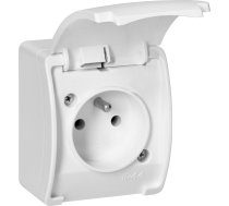 Orno Gniazdo pojedyncze 2P+Z AQUATIC IP44 biale 14218503 (5904988902071) ( JOINEDIT66259008 )