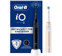 Oral-B iO2 Duo sahkohammasharjapari musta vaaleanpunainen ( 8700216612470 62470 Series 2 )