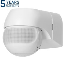 Orno Czujnik ruchu automatyczny PIR mini detektor natynkowy 800W 230V 180st. IP44 o zasiegu dzialania do 15m bialy OR-CR-286/W (5908254849237) ( JOINEDIT81552628 )
