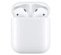 Apple AirPods 2. paaudzes austiņas ar Lightning lādēšanas korpusu MV7N2RU/A – Balts