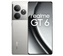 Realme GT 6 5G Dual Sim 16GB RAM 512GB – Sudraba krāsā