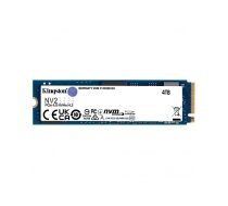 Kingston SSD 4TB NV2 M.2 2280 NVMe lasīšanas/rakstīšanas ātrums 3500/2800MB/s