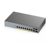 Zyxel GS1350-12HP-EU0101F Pārvaldāms L2 Gigabit Ethernet (10/100/1000) (PoE) tīkla slēdzis – pelēks