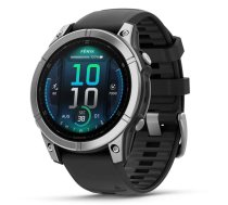 Garmin Fenix E 47 mm – Nerūsējošais tērauds ar melnu aproci