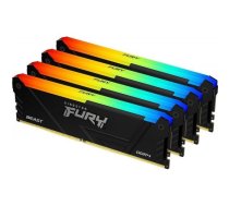 Kingston Fury Beast RGB Black RAM 64GB (4x16GB) DDR4 3600MHz CL18