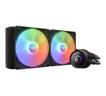 NZXT ūdens dzesēšana Kraken 240 RGB LCD – melns