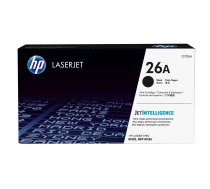 HP 26A melnā oriģinālā LaserJet melnā tonera kasetne