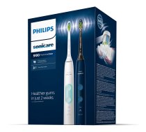 Philips zobu suka Sonicare ProtectiveClean HX6851 2 daļas – balti-mētrās un tumši zilas krāsas