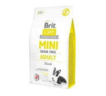 Brit Care Mini Adult Lamb bezgraudu sausā barība mazo šķirņu suņiem Jērs, 2 kg