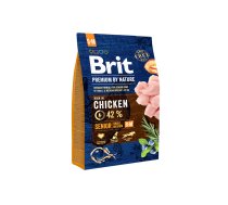 Brit Premium By Nature Senior S/M sausā barība suņiem Vista, 3 kg