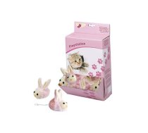 Europet Bernina rotaļlieta kaķiem, plīša trusis ar vibrācijas funkciju, 7,6 cm | 4047059424322 | EP24322