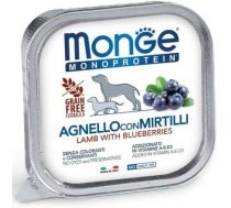 Monge Monoproteinic Fruits Pate Lamb with Blueberries mitrā barība suņiem, 150 g | 8009470014359 | MN14359