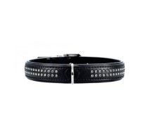 Hunter Collar Modern Art Deluxe 35 nickel Faux Leather black/black