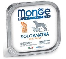 Monge Monoproteinic Pate 100% Duck konservi suņiem ar pīles gaļu, bez glutēna, 150 g | 8009470014182 | MN14182