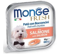 Monge Fresh Salmon pate ar gabaliņiem, suņiem, 100 g | 8009470013086 | MN13086