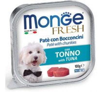 Monge Fresh Tuna pastēte ar gabaliņiem visu šķirņu suņiem, 100 g | 8009470013017 | MN13017