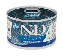 Farmina N&D Dog Ocean Herring Shrimps konservi pieaugušiem suņiem ar siļķēm un garnelēm, 140 g | 8606014102215 | F5719
