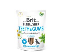 Brit Dental Stick Teeth&Gums Chamomile&Sage 7 gab. gardumi suņiem, 251 g