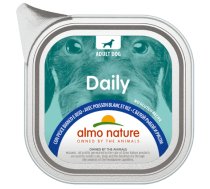 Almo Nature Daily Dog baltā zivs ar rīsiem, 100g