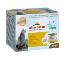 Almo Nature HFC Natural LIGHT MEAL MEGA PACK Vistas fileja, 4x50g