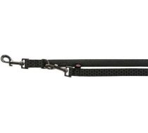 Trixie Night Reflect regulējamā pavada suņiem, XS–S, 2.00 m/15 mm, melna | 4011905124124 | 109638
