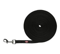 Trixie Tracking Leash Rubberised gumijota izsekošanas pavada maziem un vidējiem suņiem, melna, 5 m/15 mm | 4011905197869 | 109655